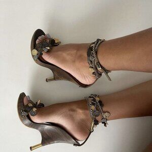 IN search of ROBERTO CAVALLI COIN SANDAL